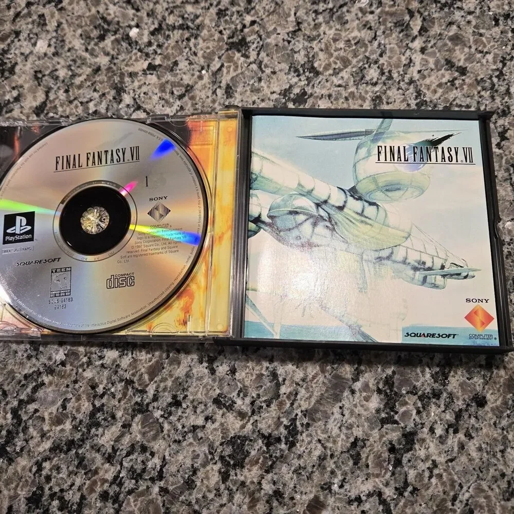 Final Fantasy VII (Sony PlayStation 1, 1997) Greatest Hits , PS1 Complete RPG
